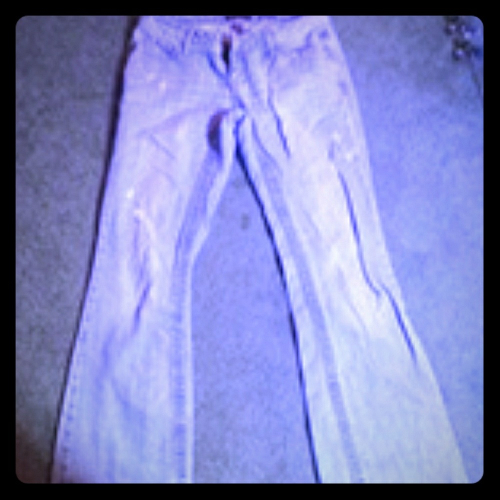 Distressed aropastale skinny flair  sixe3/4